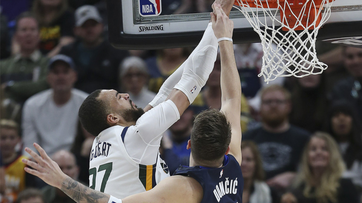 Rudy-Gobert-Luka-Dončić-Utah-Jazz-Dallas-Mavericks